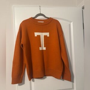 English Factory Women’s Orange “T” Sweater